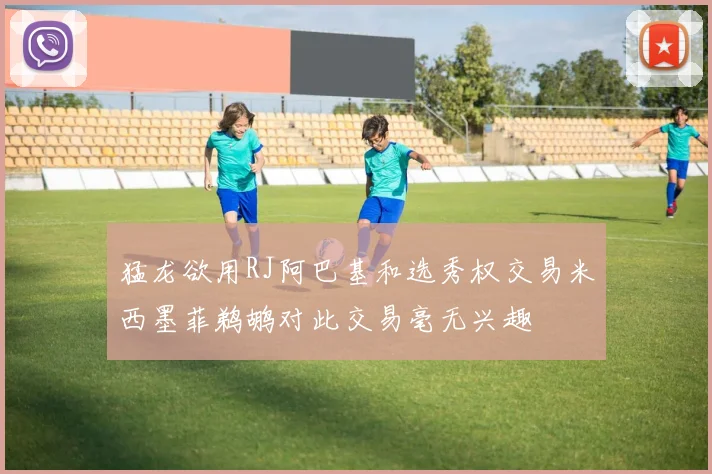 猛龙欲用RJ阿巴基和选秀权交易米西墨菲鹈鹕对此交易毫无兴趣