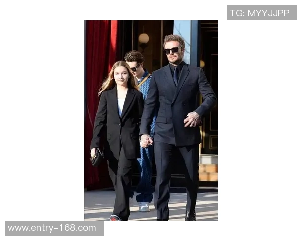 贝克汉姆亲吻14岁小七现场庆祝迈阿密夺冠女儿成长变化令人惊艳